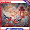 Frameless Dessert House Oil Paint By Numbers DIY Kit Handmade Drawing On Canvas