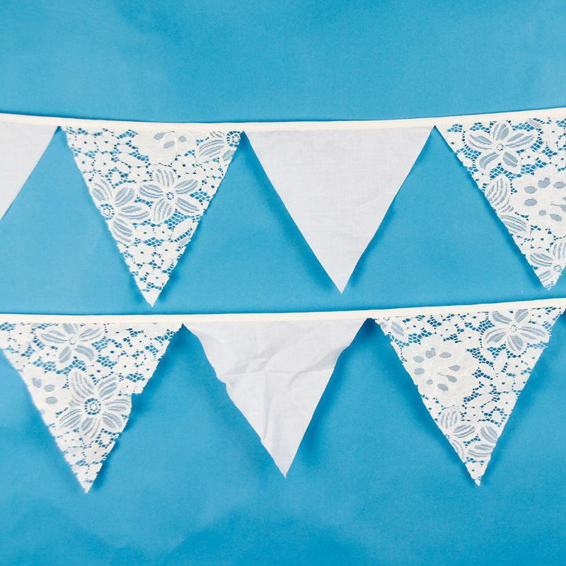 12 Flags 3.2m Tropical Flower Flags Pennant Wedding Birthday Party Decor