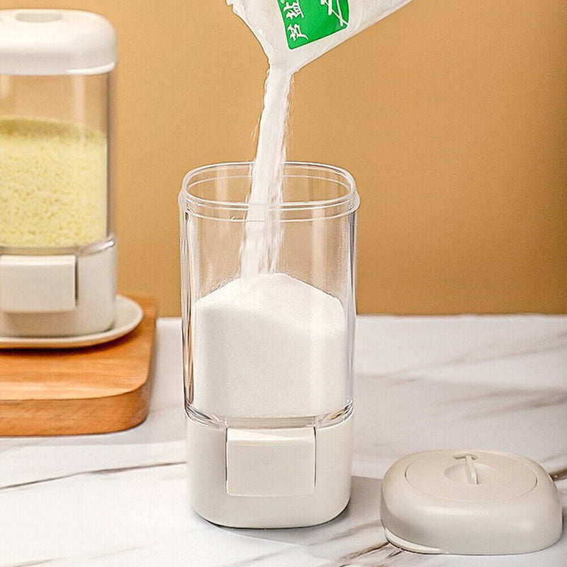 Salt Control Bottle Press Type Quantitative Seasoning Pepper Spice Limit Jar