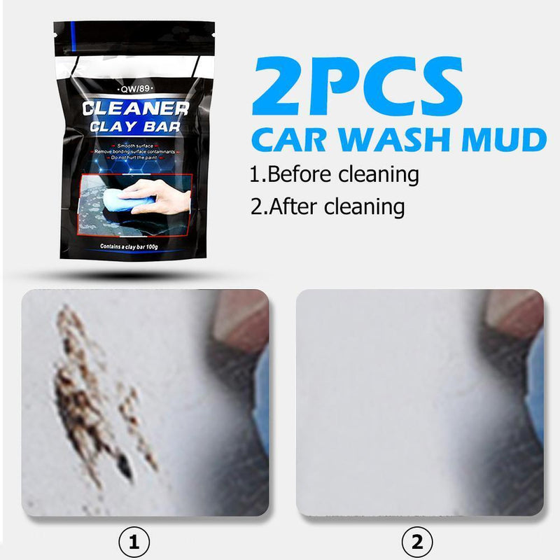 2pcs Car Wash Magic Clean Clay Bar Truck Auto Detailing Cleaning Tools Newly