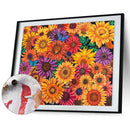 Sunflower Field Oil Paint By Numbers Kit DIY Acrylic Painting on Canvas Art