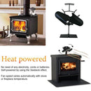 Decoration Efficient Heat Powered Fan Fireplace Fan Stove Top Fan Burning Stove