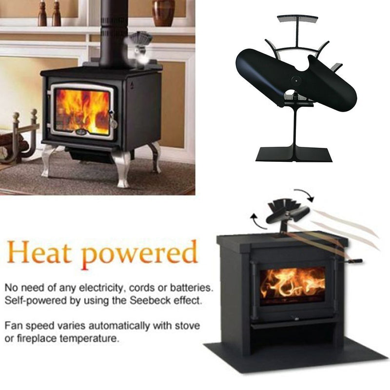 Decoration Efficient Heat Powered Fan Fireplace Fan Stove Top Fan Burning Stove