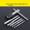 Drill Bit Tap Drill Wrench Screw Thread Taps T-Wrench Reamer Hand Tap Set