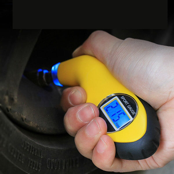 Electronic Pneumatic Tester Tire Pressure Lcd Barometer Monitor System