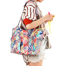 Knitting Needles Yarn Tote Case Oxford Cloth Leaf Wool Hooks Storage Bag