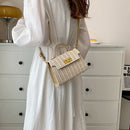 Straw Shoulder Crossbody Bag Women Summer Beach Woven Small Handbag Ladies Purse