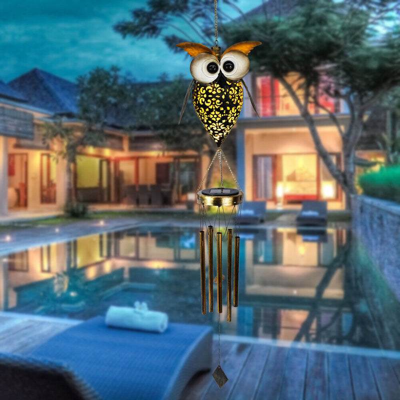 Solar LED Owl Bird Lights Garden Balcony Path Yard Patio Decoration Lights