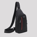 Retro Men Patchwork Messenger Shoulder Bag Male Travel Large Capacity Chest B