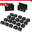 20PCS OFF/ONE Boat Car Rocker Water Supply Switch-Black