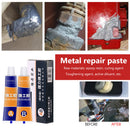 2pcs Iron Steel Casting Agent Tools A + B Metal Repairing Adhesive Super Glue