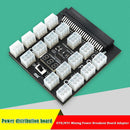 ATX Power Breakout Board for Miner Graphics Card 17-Port 50(2x25)Pin PCIE Module