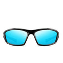 Polarized Sunglasses Men UV400 Outdoor Driving Eyewear (Black Ice Blue) Newly