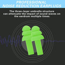 Comfort Soft Waterproof Noise Ear Plugs Silicone Earplugs Sleep Ear Plugs