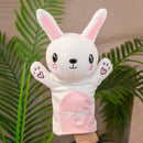 Animal Open Mouth Parent-Child Interaction Hand Puppet Toys (White Rabbit)