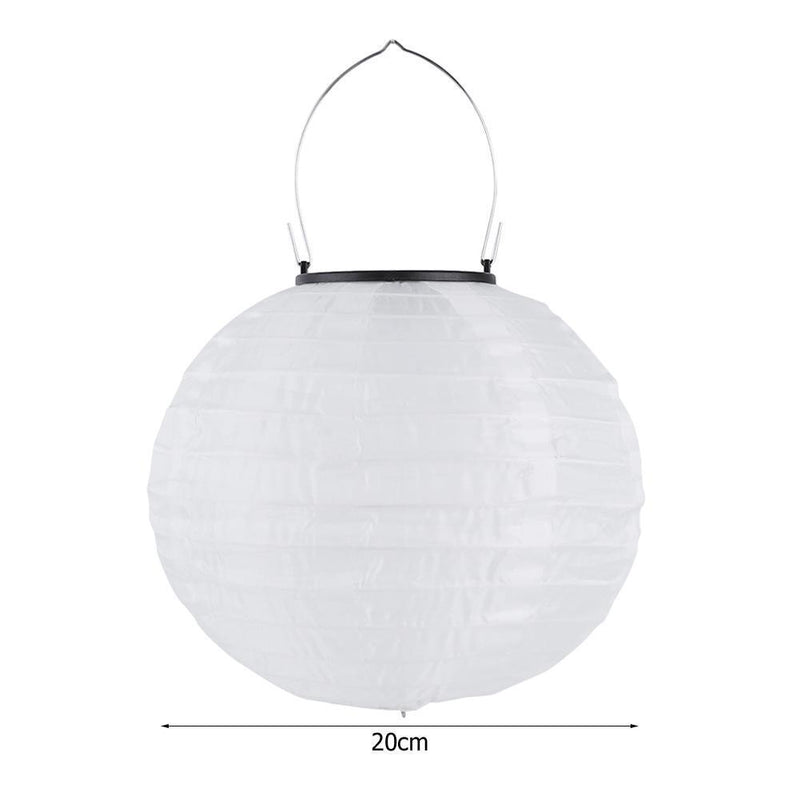 LED Solar Lantern Waterproof Outdoors Garden Yard Landscape Decor (White)