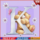 Diamond Painting Letter Bear 5D DIY Full Drill Round Cartoon Art (B1064)