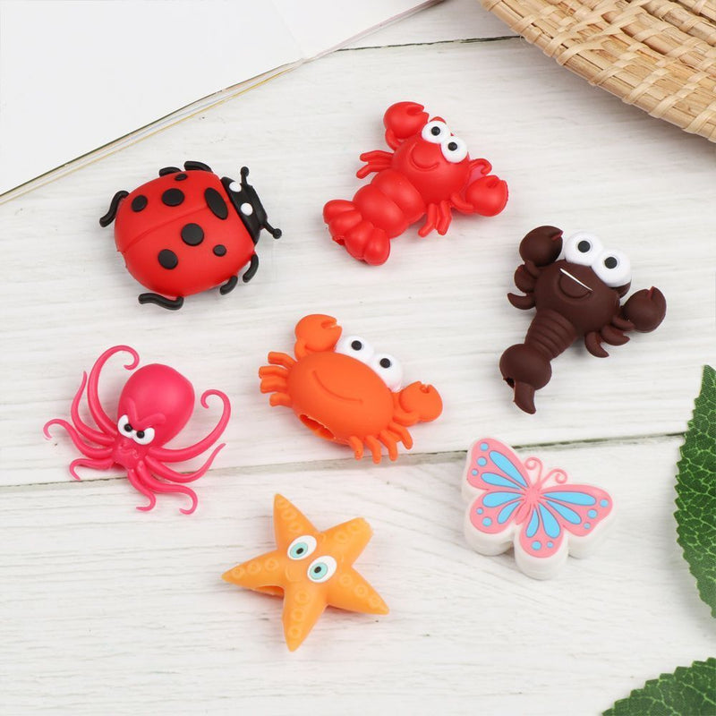 Earphone Cable Protectors Silicone Case Wire Cord Protector Data Line Cover