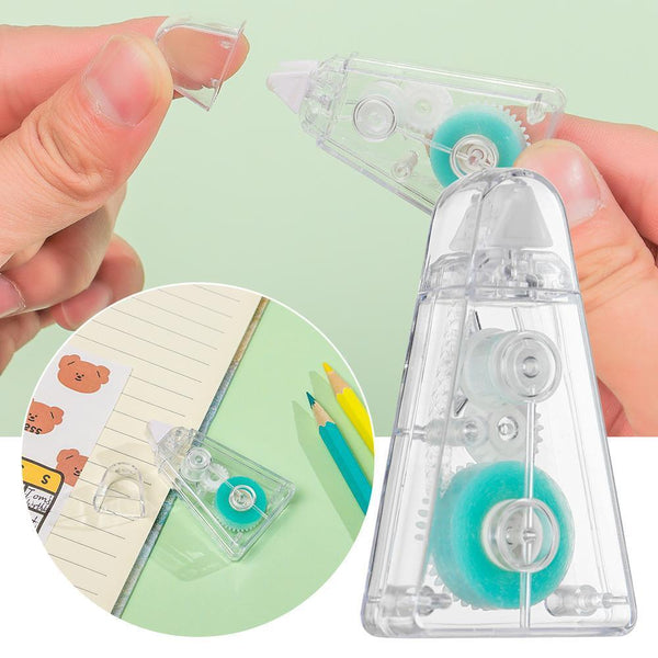 Dots Stick Roller Glue Tape Dispenser Double Sided Adhesive Office Supplies