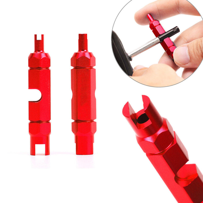 60ml MTB Road Bike Tubeless Tyre Sealant Injector Syringe Tool Kit (Red) Newly