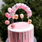 Decoration Soft Baby Shower Pompom Cloud Cake Flags Cloud Balloon Cake Topper