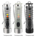 XPG2 LED Mini Flashlight Keychains UV 395nm 400lm Light (Fluorescent White)