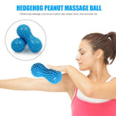 Peanut Shape Massage Fitness Ball Stress Relax Body Spiky Massager (Blue) Newly