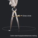 Wing Divider Leather Craft Rotating Scratch Compass Woodwork Draw Tool (A) Newly