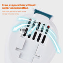 Toilet Brush with Holder Set Auto Wall-Mounted Deep-Cleaning (Dark Green)