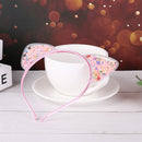 Shining Cartoon Hair Band Crown Transparent Hair Accessories Cat Ear Head Band