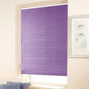 Self-Adhesive Pleated Blinds Half Blackout Curtains for Bathroom Shades Purpl