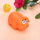 Sound Anti Squeeze Bite Resistant Latex Pig Shape Pet Dog Molars Toys(Oran