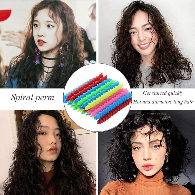 Long Spiral Hair Perm Rod Hairdressing Styling Curler Rollers (03 26pcs)