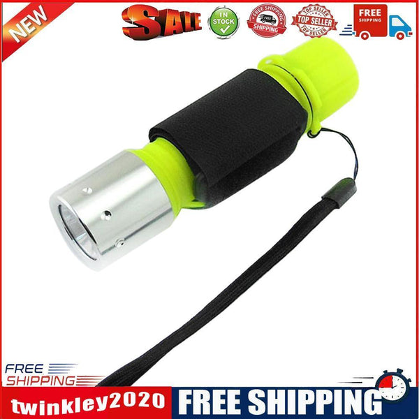 XM-L2 T6 Scuba Diving Flashlight 18650/AAA Battery Operated 3 Modes Torch