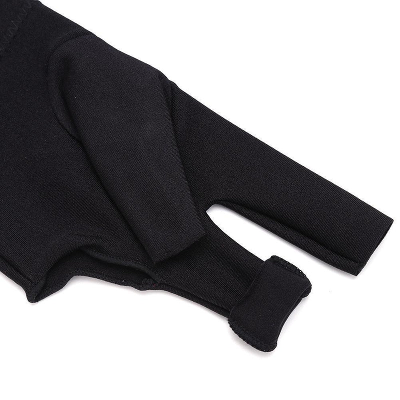 10pcs Billiards Three Fingers Glove Left Hand Billiard Glove Free Size