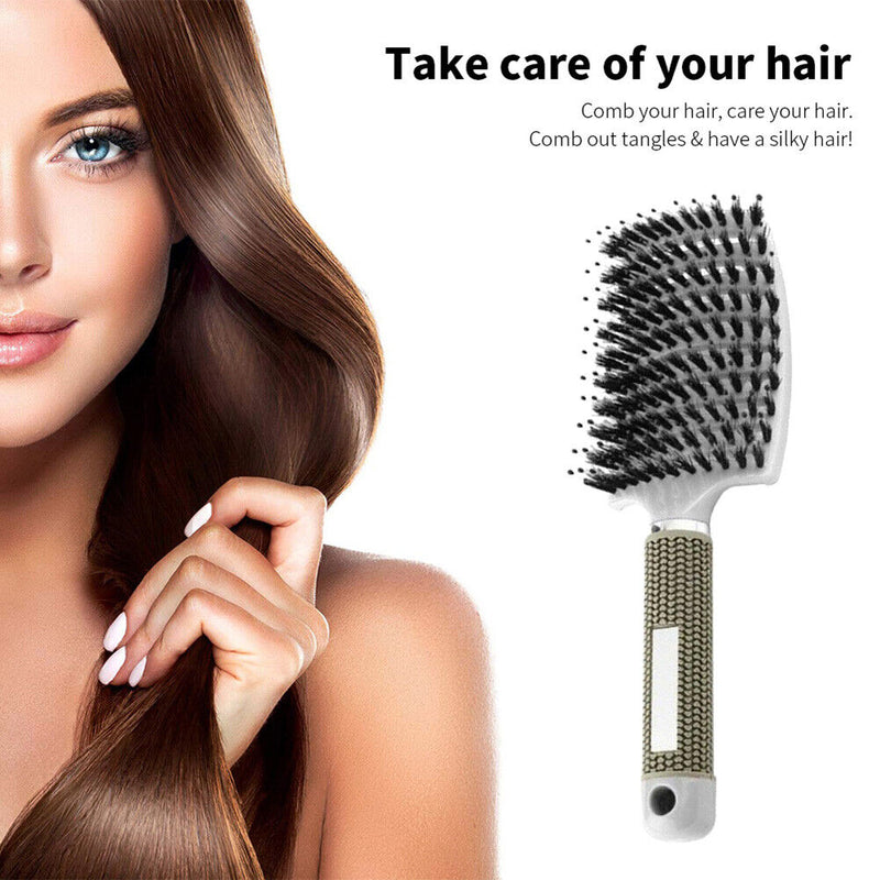Fashion Hair Comb for Girls Massage Hairbrush Anti-Slip Brush Household Suppl