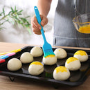 Seasoning Silicone Brush Non-stick Basting Pastry Kitchen BBQ Brush (Blue)