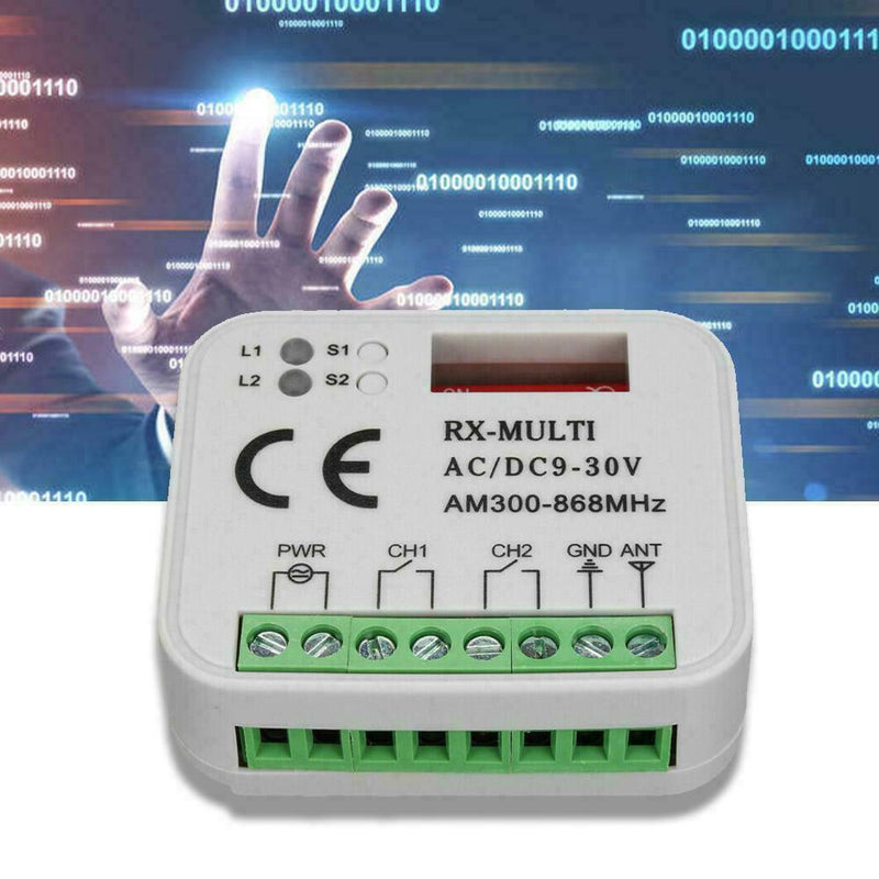 Universal Electric Gate Garage Door Remote Control Opener Receiver B0P4