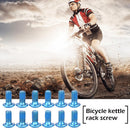12pcs M5x8mm Disk Brake Bolts T25 Bike Bottle Holder Bolts Screw (Blue) Newly