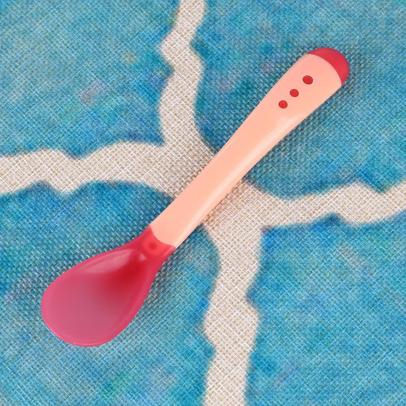 Infant  Sensing Temperature Sucker Bowl Fork Spoon Tableware