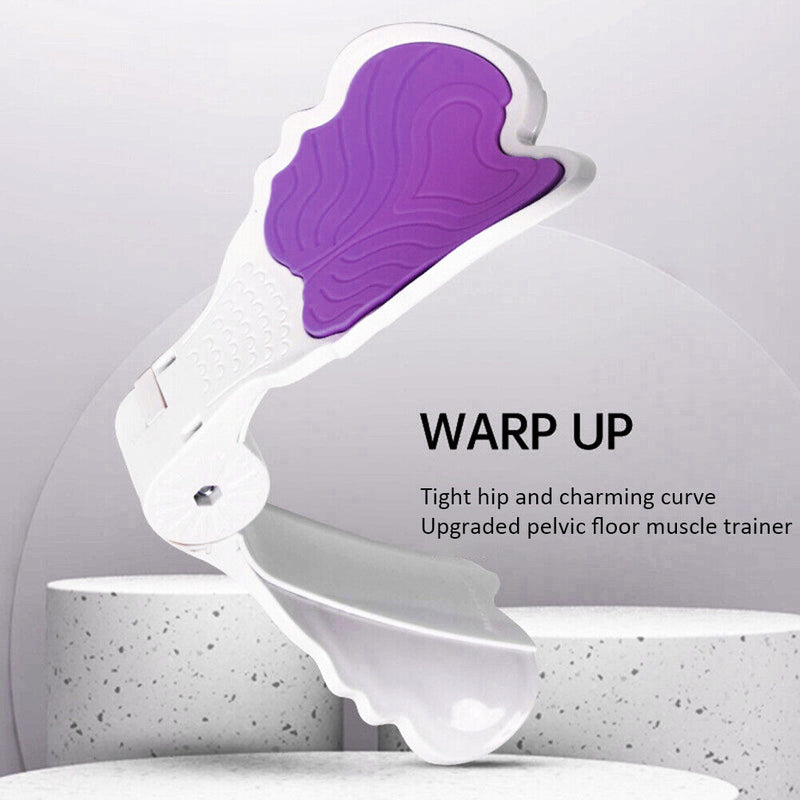 Pelvic Floor Muscle Training Inner Thigh Exerciser Leg Hip Trainer (Purple)