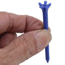 50X Golf Tees Professional Zero Friction 5 Prong 70mm Golf Plastic I0D9