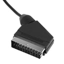 ALLOYSEED 1.8m Length Game SCART RGB/RGBS OFC Adapter Cable for SEGA Genesis MD2