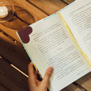 Leather Reading Book Marker Cute Accessories for Present Collection Bookworm