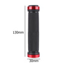 1pair Cycling Skid-Proof Grips Anti-Skid Plastic Bicycle Handlebar (Red) Newly