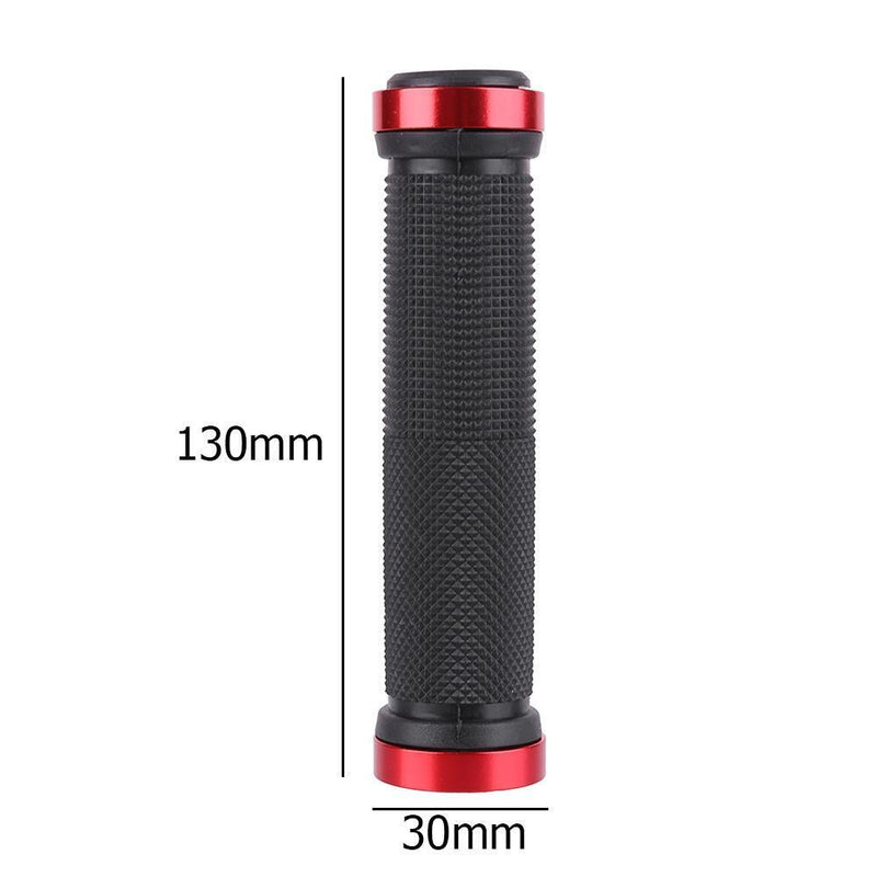 1pair Cycling Skid-Proof Grips Anti-Skid Plastic Bicycle Handlebar (Red) Newly