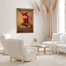 11CT Counted Full Embroidery Set Pterosaur Reading Books Needlework Cotton Kits