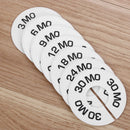 DIY craft Round Hangers hanging organizer clothing size dividers Baby clothes