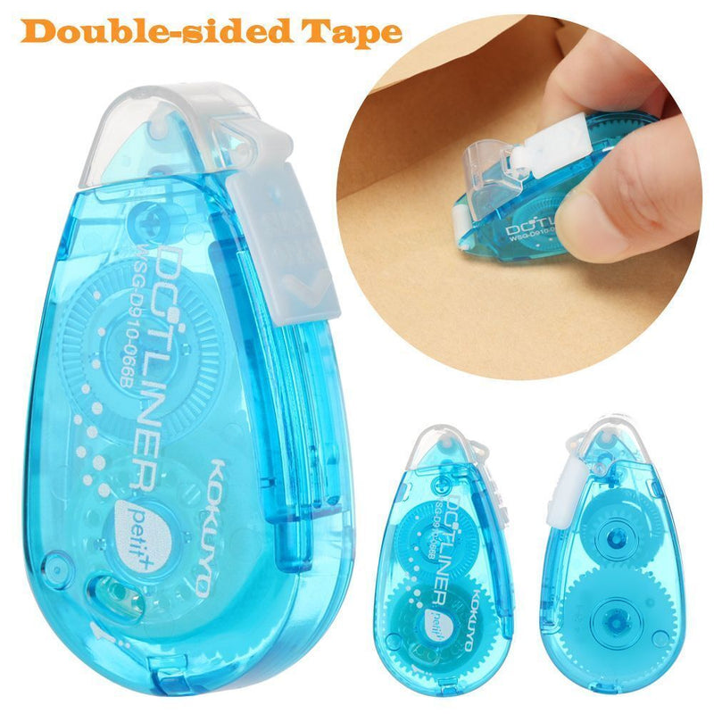 Dots Stick Roller Double Sided Adhesive Glue Tape Dispenser Office Supplies