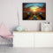 Frameless Oil Paint By Numbers Dusk Motorcycles DIY Canvas Picture Craft